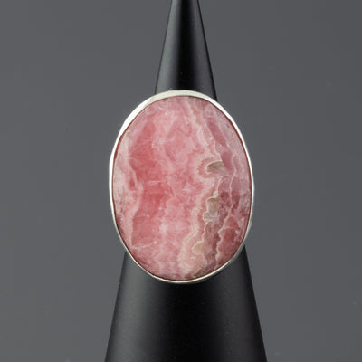 The Pink Cloud Rhodochrosite Ring