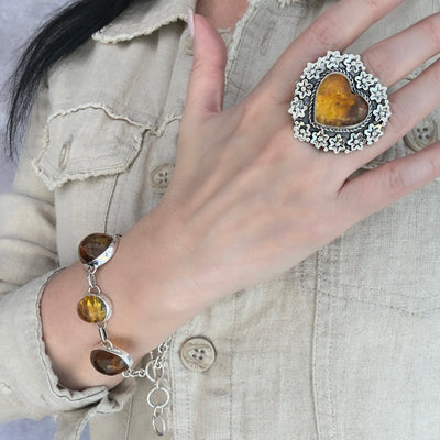 Amber Garden Ring