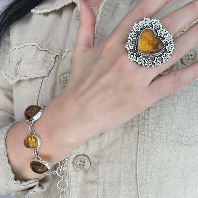 Amber Garden Ring