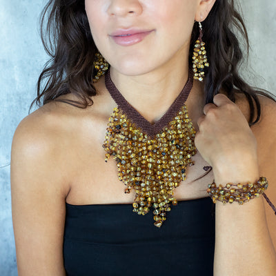 Waterfall Amber 3 Piece Set