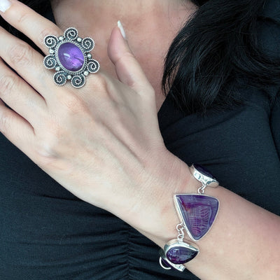 Gypsy Violet Amethyst Ring