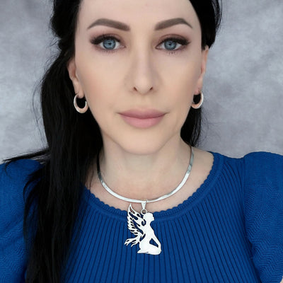 Angel Aura Sterling Silver Pendant