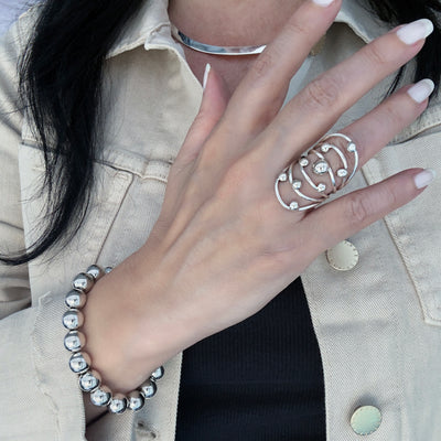 Orbit Babe Statement Ring