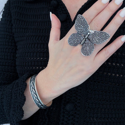 Monarch Large Butterfly Ring