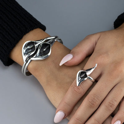 Sterling Silver Calla Lily Ring