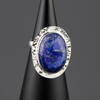 cobalt crush chunky lapis ring