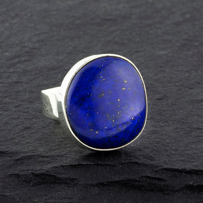 cosmic majesty large lapis lazuli ring
