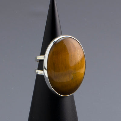 desert soul tiger's eye ring