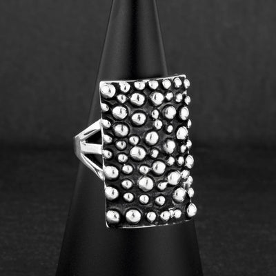 ehco dot Taxco silver ring