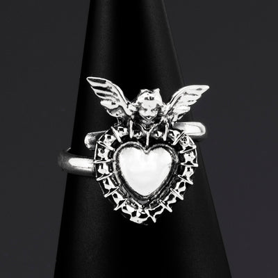 guardian love Taxco silver ring