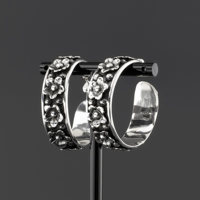 Blooming Taxco Hoops