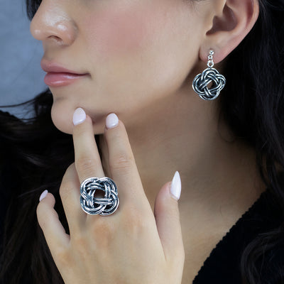 Eternal Knot Mexican Silver Ring