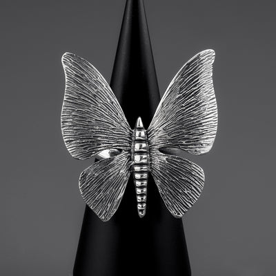 large butterfly ring