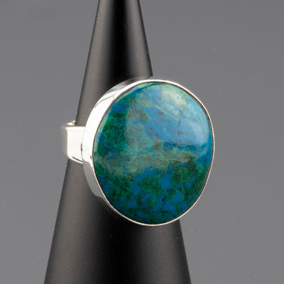 bold chrysocolla ring