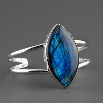 large labradorite cuff bracelet
