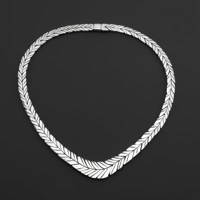 Leaf Necklace, Earrings, Bracelet Set