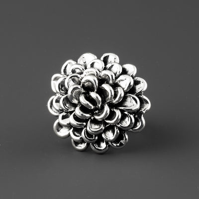 marigold chunky Mexican silver ring