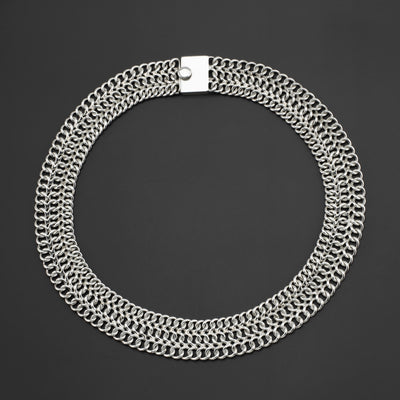 Chain Reaction Mexican Silver Necklace