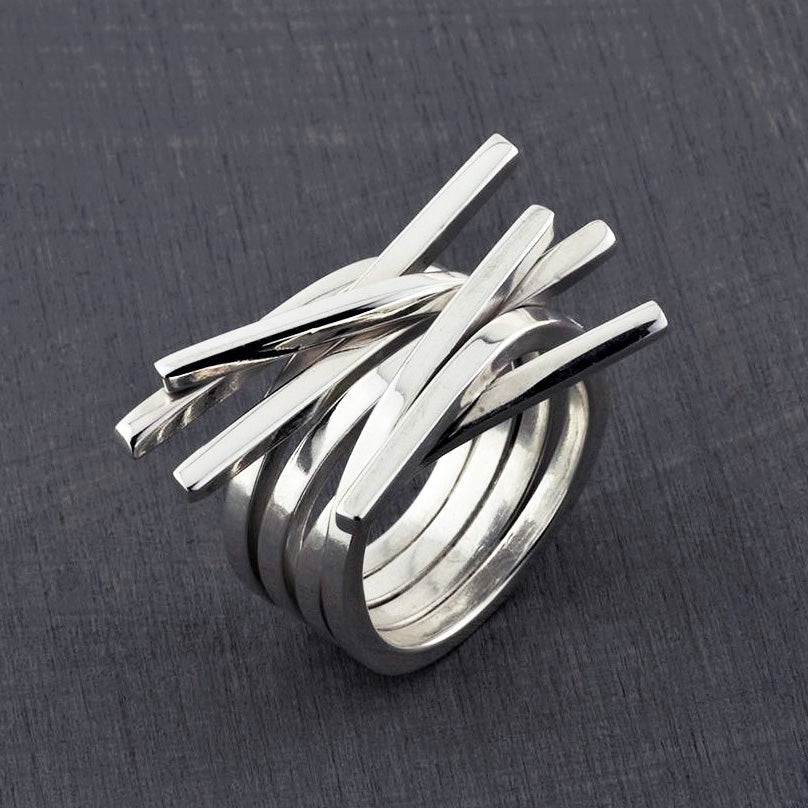 Mexican silver rings