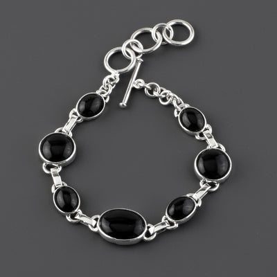 midnight links black onyx bracelet
