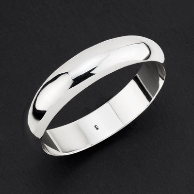 reflex sterling silver bangle bracelet