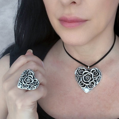 Rosaria Sterling Silver Pendant