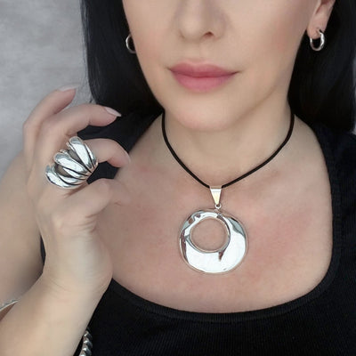 Fluid Wrap Statement Ring