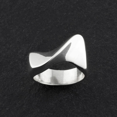 sterling silver twist ring