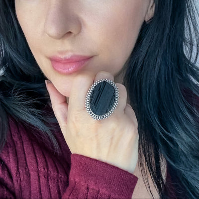 Nigh Spell Tourmaline Statement Ring