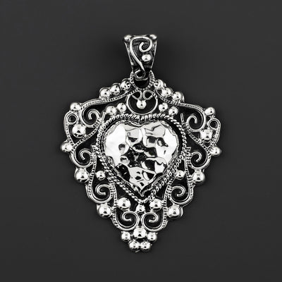 vintage Taxco silver pendant