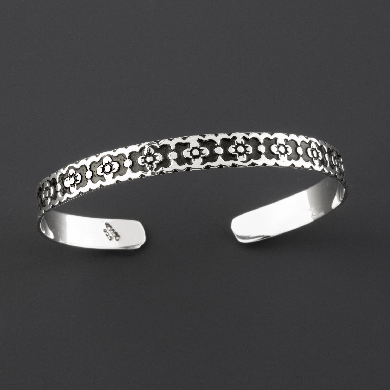 Forget Me Not Cuff Bracelet