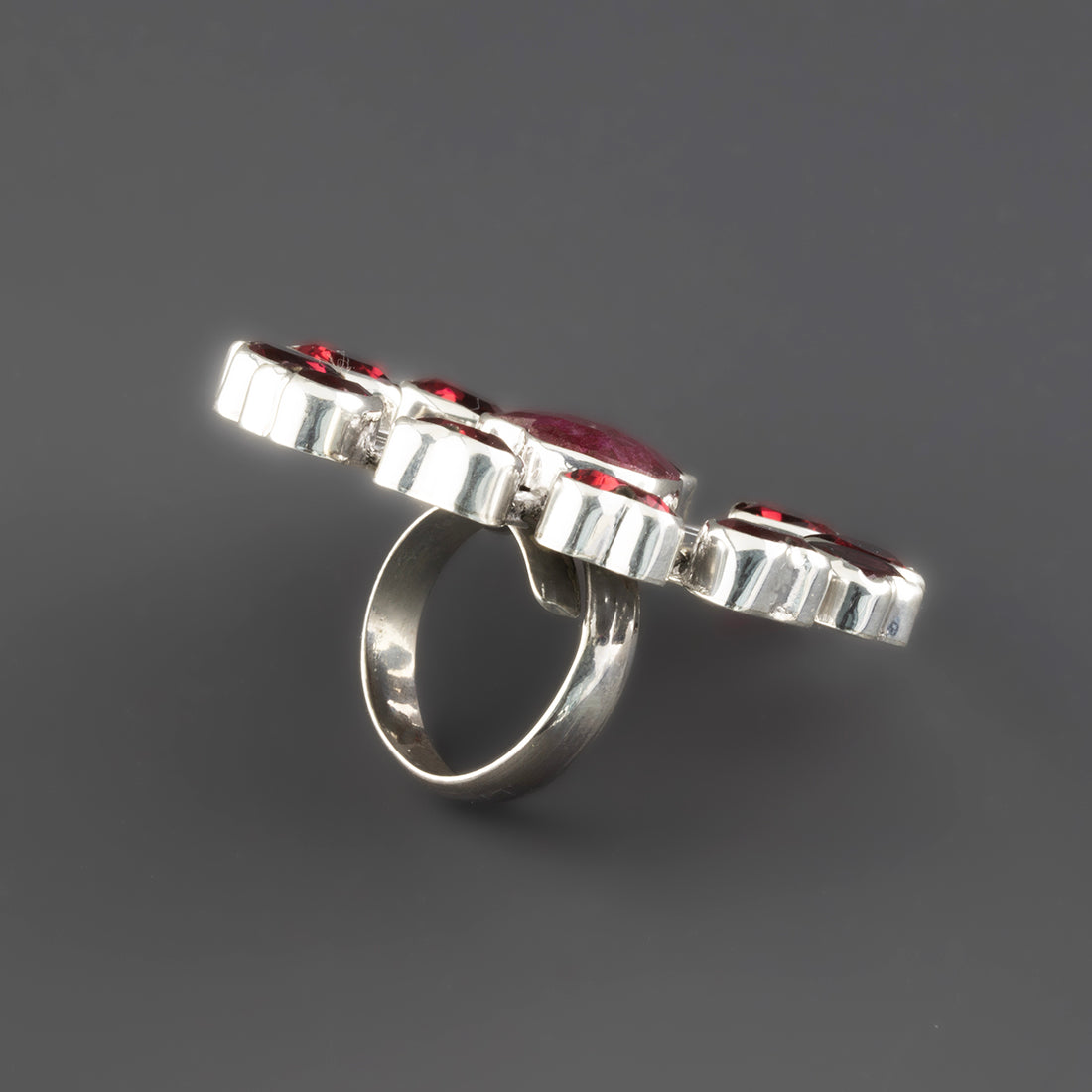 Heartburst Ruby Ring