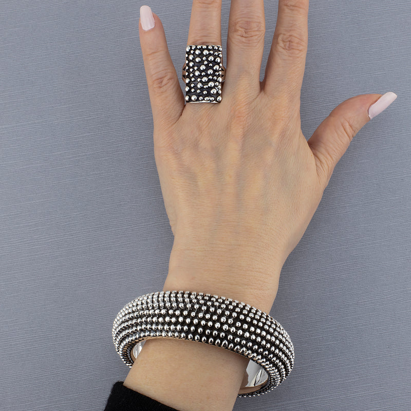 ehco dot Taxco silver ring