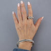 Taxco Sterling Silver Beaded Band Ring