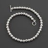 Silver Pop Ball Necklace