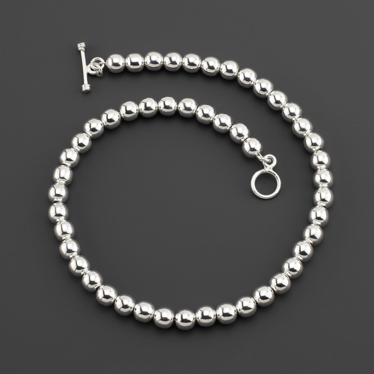 Silver Pop Ball Necklace