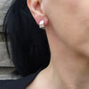 Simple Solid Sterling Silver Everyday Stud Earrings
