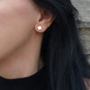Small Square Stud Earrings