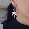 Mexican Silver Lovebirds Earrings