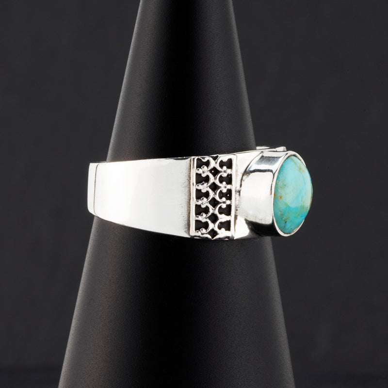 turquoise band ring