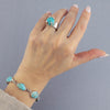 Sterling Silver and Turquoise Prong Ring