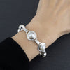 Sterling Silver and Pearl Bracelet