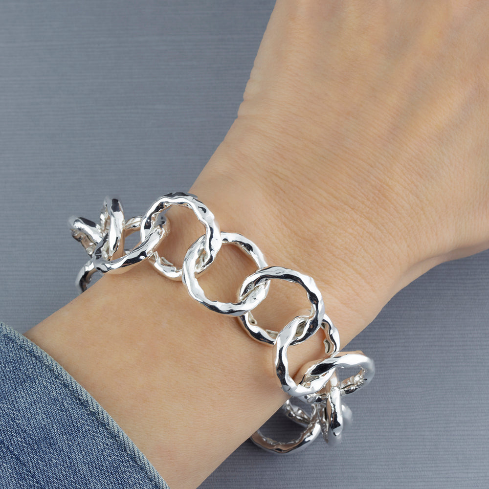 Turkish Handmade Jewelry 925 Sterling Silver Chain Mens Bracelet – Stamboul  Jewelry