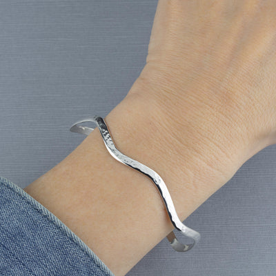 Industrial Silver Arm Cuff — Ange B Designs