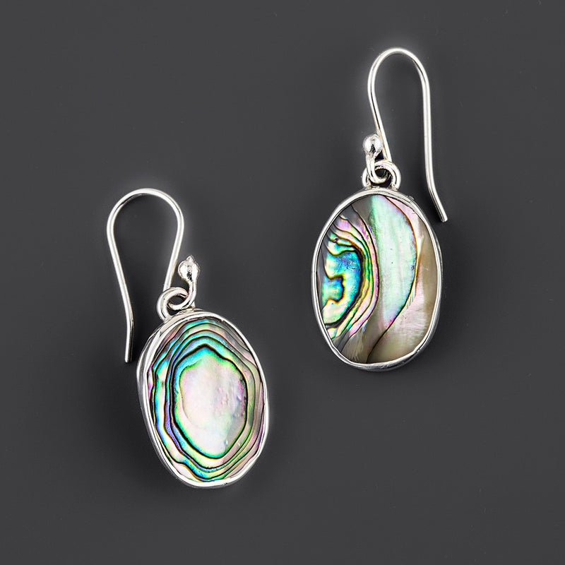 abalone shell earrings