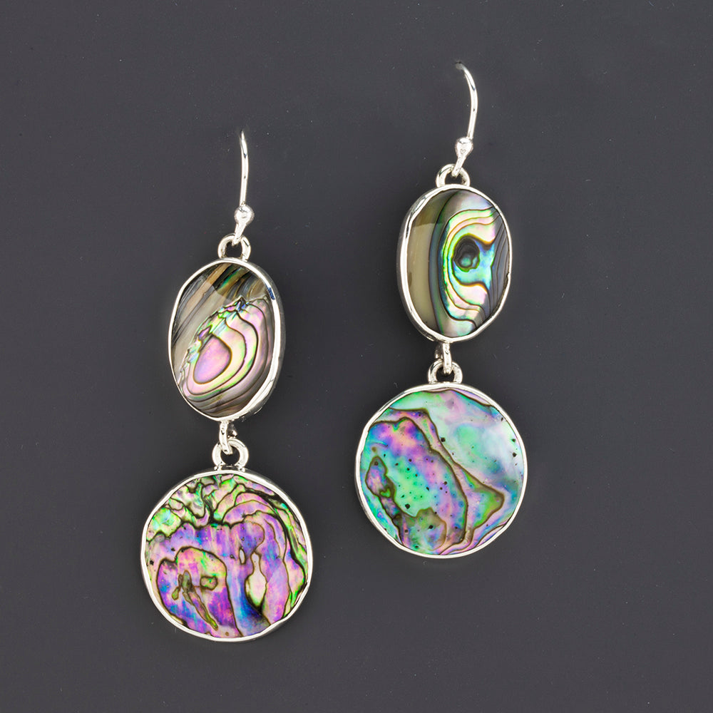 Mystic Tide Abalone Shell Earrings