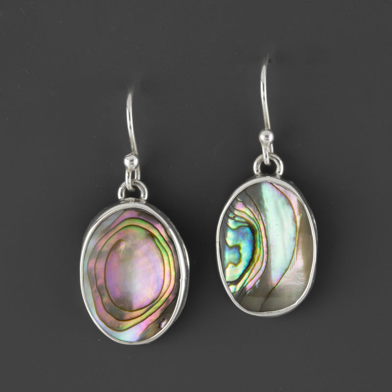 Abalone Shell Dangle Earrings