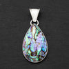 abalone teardrop pendant