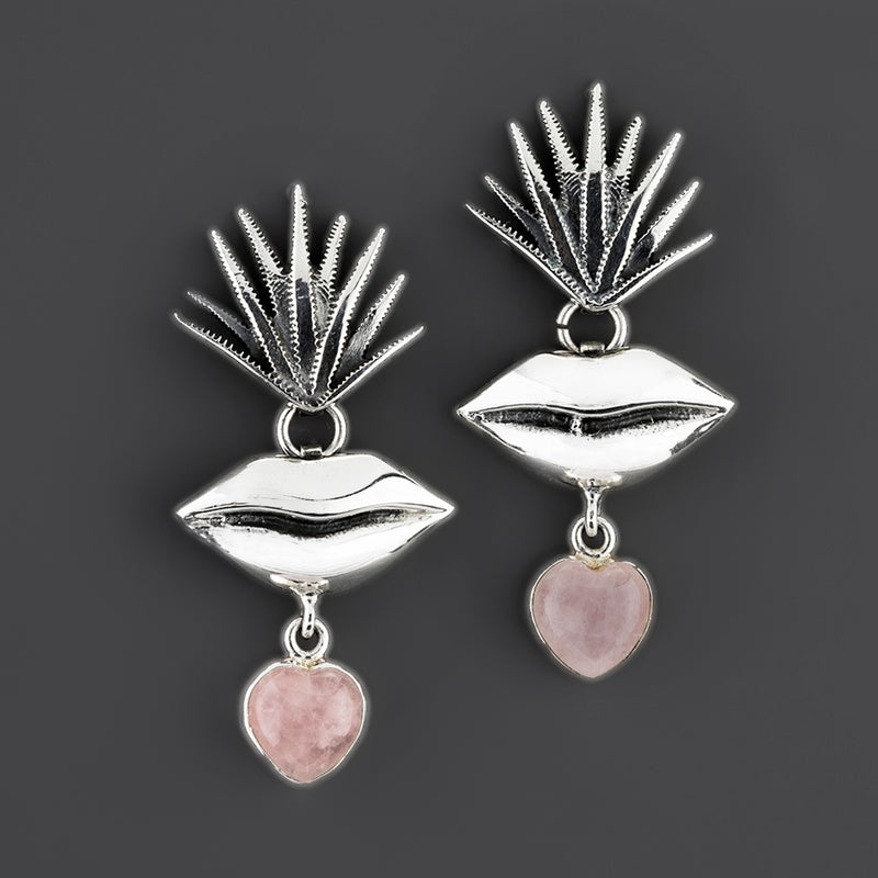 Agave Kiss Mexican Silver Earrings