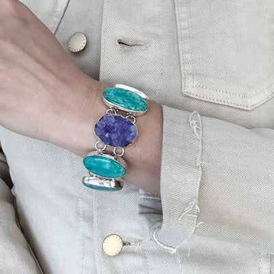 Teal & Purple Dream Bracelet